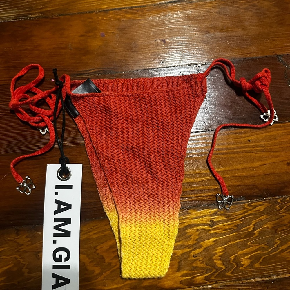 I AM GIA Sunset Crochet Bikini Bottoms